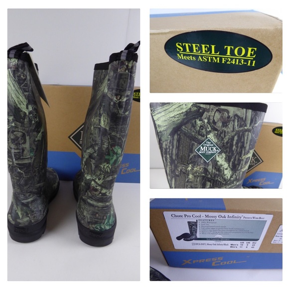 Original Muck Boots Chore Pro Cool Camo Steel Toe